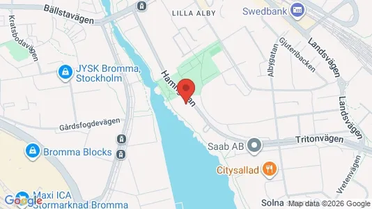 Lägenheter till salu i Sundbyberg - kort over placeringen
