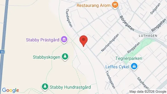 Lägenheter till salu i Uppsala - kort over placeringen