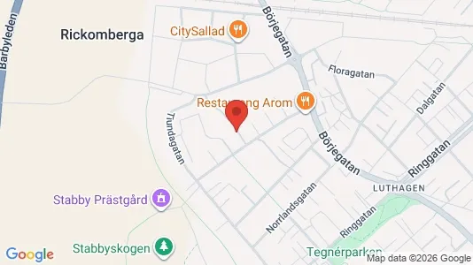 Lägenheter till salu i Uppsala - kort over placeringen