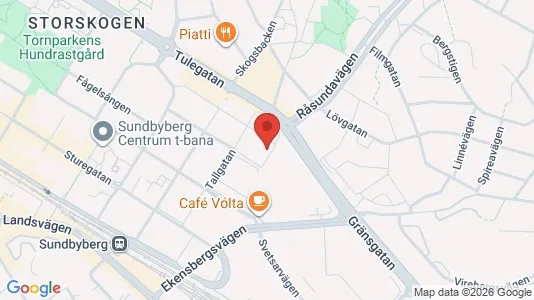 Lägenheter till salu i Sundbyberg - kort over placeringen