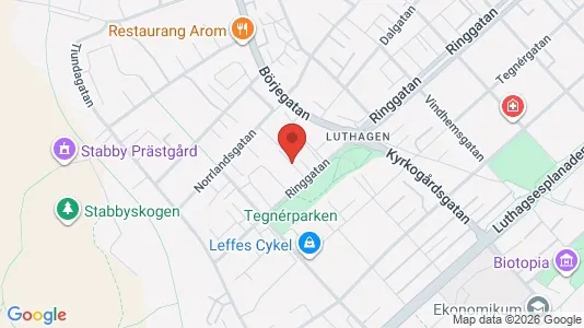 Lägenheter till salu i Uppsala - kort over placeringen
