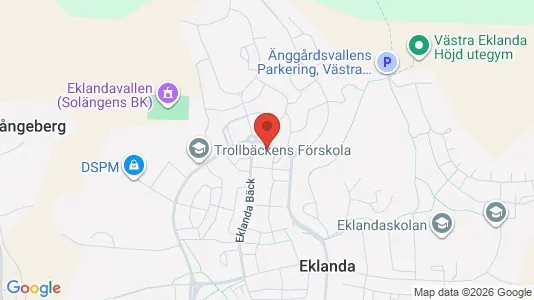 Lägenheter till salu i Mölndal - kort over placeringen