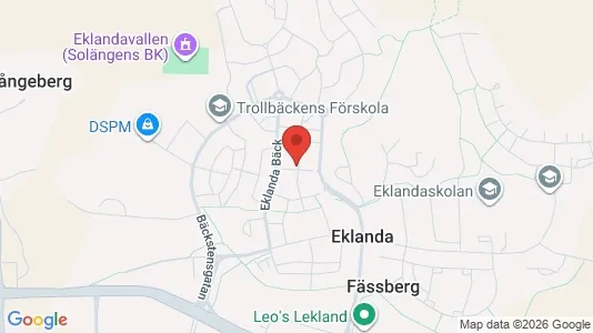 Lägenheter till salu i Mölndal - kort over placeringen