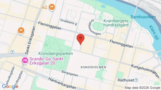 Lägenheter till salu i Kungsholmen - kort over placeringen
