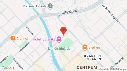 Lägenheter till salu i Uppsala - kort over placeringen