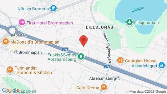 Lägenheter till salu i Västerort - kort over placeringen