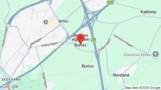 Radhus till salu i Burlöv - Bild från Google Street View