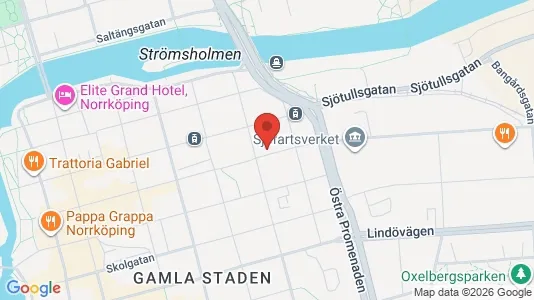 Lägenheter till salu i Norrköping - kort over placeringen