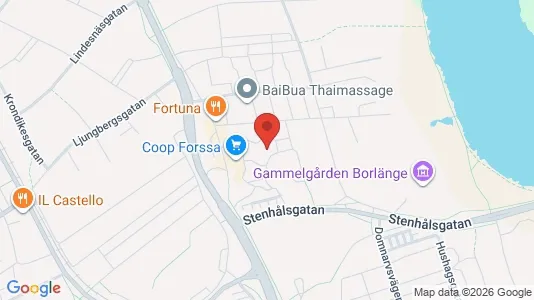 Lägenheter till salu i Borlänge - kort over placeringen
