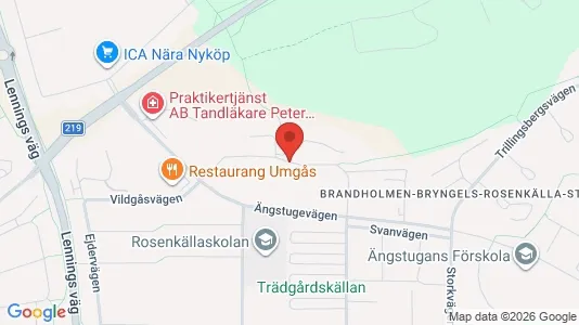 Lägenheter att hyra i Nyköping - kort over placeringen