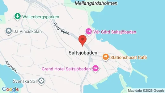 Lägenheter till salu i Nacka - kort over placeringen