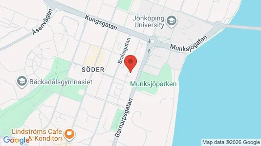 Lägenheter att hyra i Jönköping - kort over placeringen