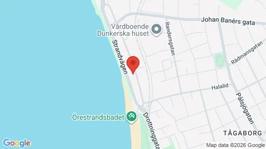 Bostadsrätter till salu i Helsingborg - kort over placeringen