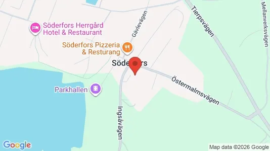 Bostadsrätter till salu i Tierp - kort over placeringen