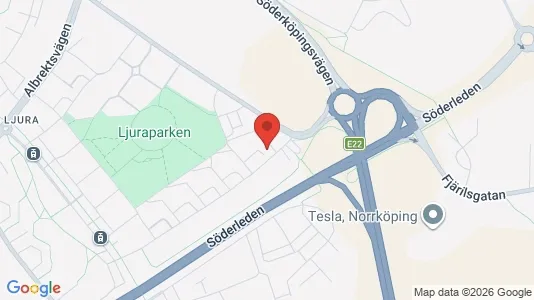 Lägenheter att hyra i Norrköping - kort over placeringen