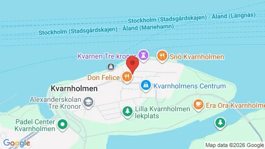 Bostadsrätter till salu i Nacka - kort over placeringen