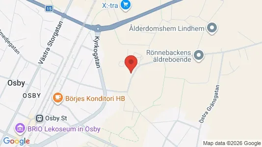 Lägenheter att hyra i Osby - Bild från Google Street View