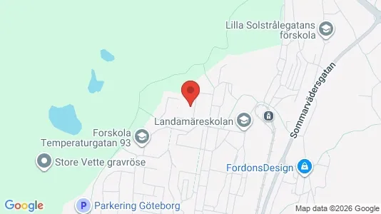 Lägenheter till salu i Västra hisingen - kort over placeringen