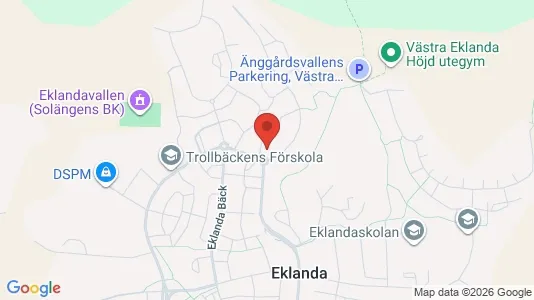 Lägenheter till salu i Mölndal - kort over placeringen