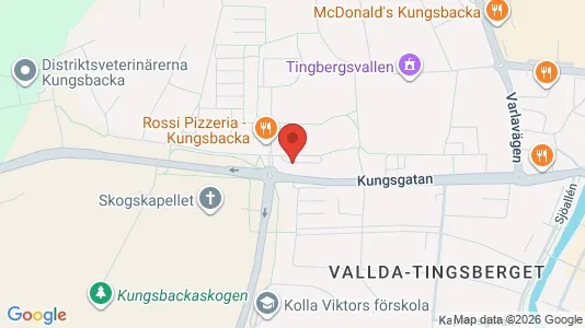 Lägenheter till salu i Kungsbacka - kort over placeringen