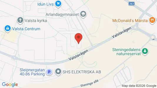 Lägenheter till salu i Sigtuna - kort over placeringen