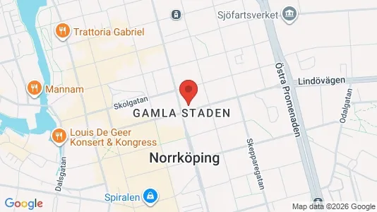 Lägenheter till salu i Norrköping - kort over placeringen