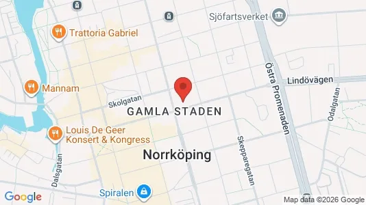 Lägenheter till salu i Norrköping - kort over placeringen
