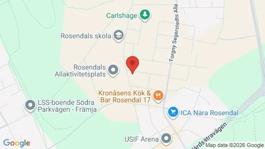 Lägenheter till salu i Uppsala - kort over placeringen
