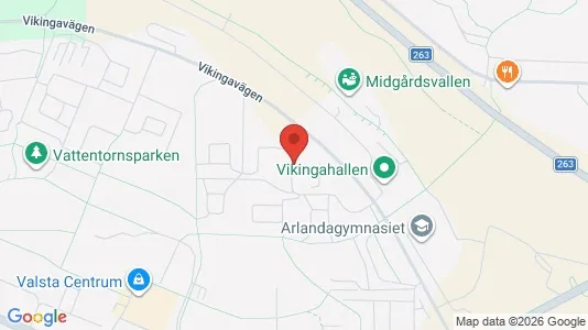 Bostadsrätter till salu i Sigtuna - kort over placeringen