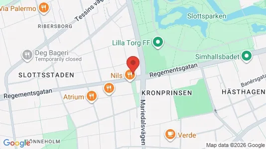 Lägenheter till salu i Malmö Centrum - kort over placeringen