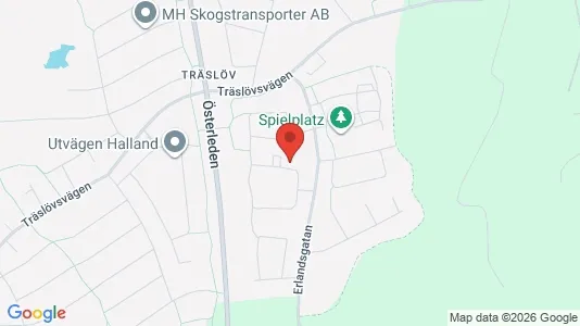 Lägenheter att hyra i Varberg - kort over placeringen