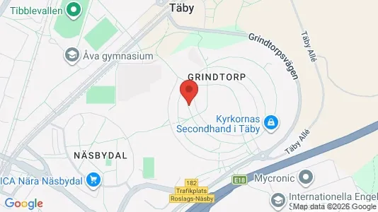 Lägenheter till salu i Danderyd - kort over placeringen