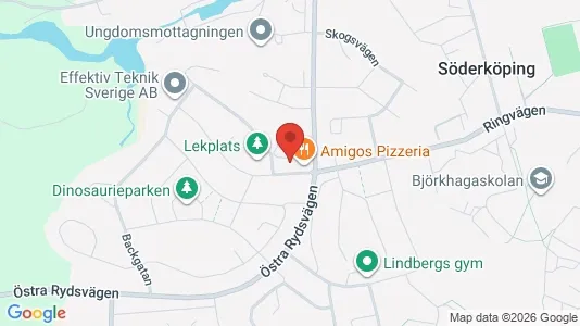 Lägenheter att hyra i Söderköping - kort over placeringen
