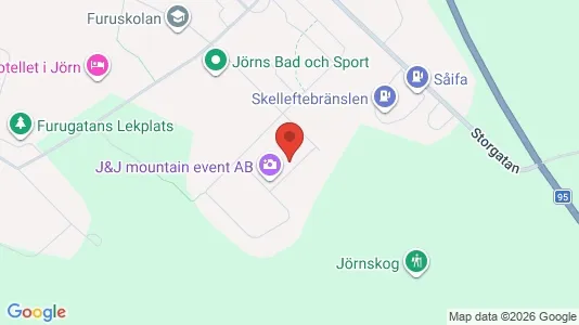 Lägenheter att hyra i Skellefteå - kort over placeringen