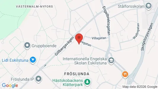 Lägenheter att hyra i Eskilstuna - kort over placeringen