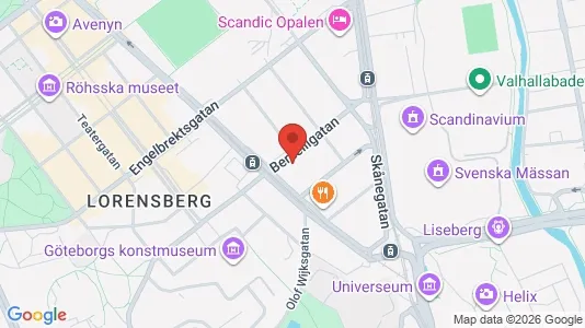 Lägenheter till salu i Örgryte-Härlanda - kort over placeringen