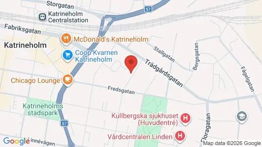 Lägenheter att hyra i Katrineholm - kort over placeringen