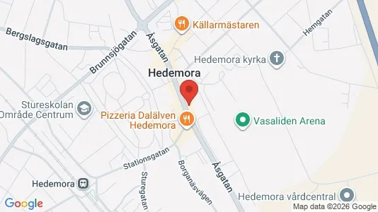 Lägenheter att hyra i Hedemora - Bild från Google Street View
