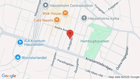Bostadsrätter till salu i Hässleholm - Bild från Google Street View