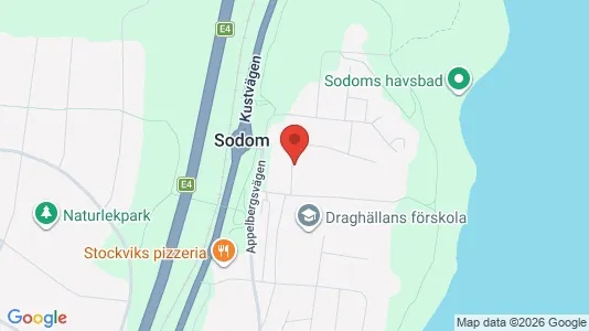 Lägenheter att hyra i Sundsvall - kort over placeringen