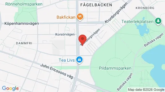 Lägenheter till salu i Malmö Centrum - kort over placeringen