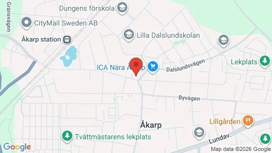 Bostadsrätter till salu i Burlöv - kort over placeringen