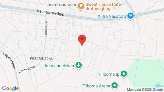 Lägenheter att hyra i Helsingborg - kort over placeringen