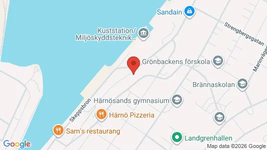 Lägenheter till salu i Härnösand - kort over placeringen