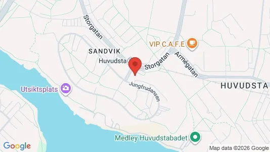 Lägenheter till salu i Solna - kort over placeringen