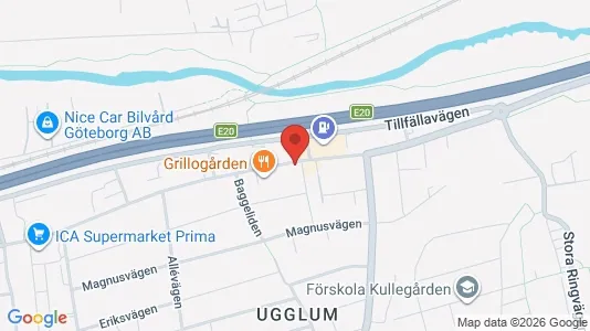 Bostadsrätter till salu i Partille - kort over placeringen