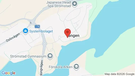 Bostadsrätter till salu i Strömstad - kort over placeringen