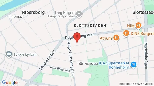 Lägenheter till salu i Malmö Centrum - kort over placeringen