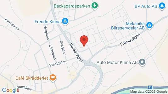 Bostadsrätter till salu i Mark - kort over placeringen