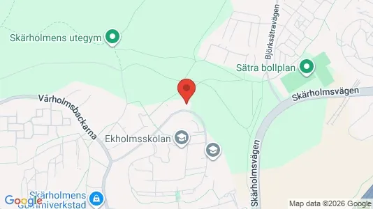 Bostadsrätter till salu i Söderort - kort over placeringen